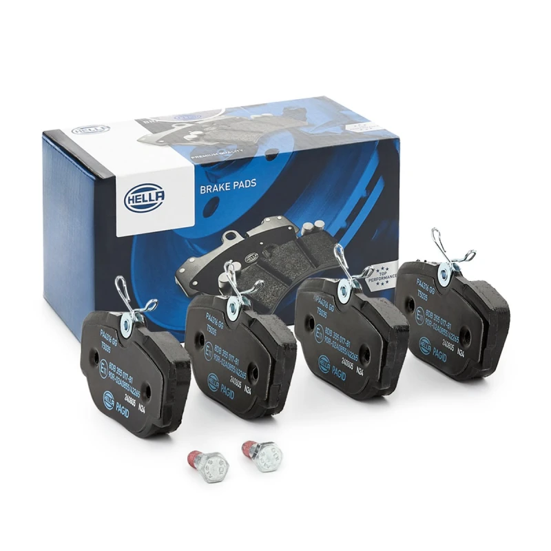 Image of HELLA Brake pad set HELLA 8DB 355 017-811