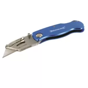 image of Silverline Lock Knife & 10 Blades - 90mm