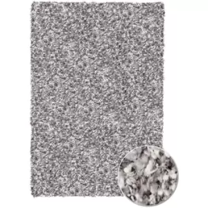 image of Mastercraft Twilight 039-001/6699 Rug White/Silver - 120cm x 170cm - White/Silver/Grey