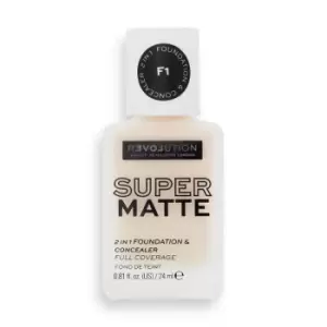 Image of Relove by Revolution Supermatte Foundation F1