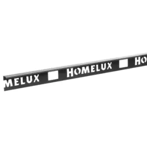 image of Homelux Gun Metal Metal Square Tiling Trim, 8mm