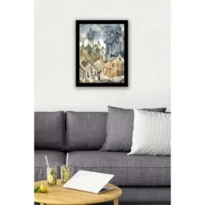 Image of SC0327 Multicolor Decorative Framed MDF Painting