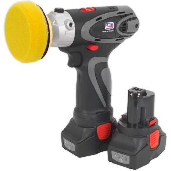 Image of Sealey CP6005 14.4v Cordless Polisher and Sander 75mm 2 x 2ah Li-ion Charger Bag