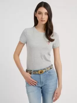 Image of Guess Small Triangle Logo T-Shirt
