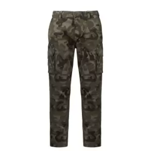 image of Kariban Adults Unisex Multi-Pocket Cargo Trousers (30R) (Camouflage)