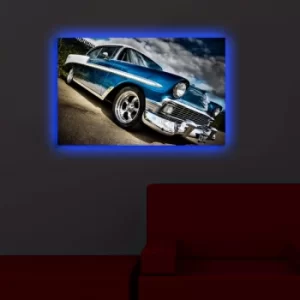 Image of 4570DACT-46 Multicolor Decorative LED Lighted Canvas Painting