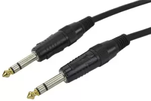 image of "Stereo 1/4" Jack To Stereo 1/4" Jack Lead 3m"