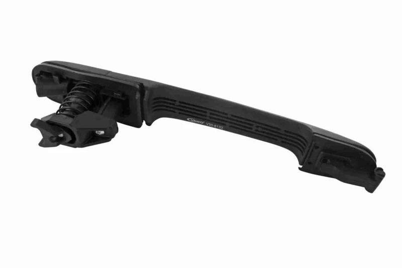 Image of VAICO V30-6132 Door Handle Front, black, without key, Original VAICO Quality Door Handle (1373)
