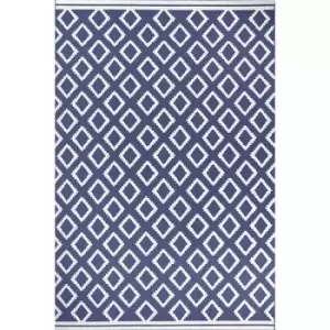 Image of Ultimate Home Living Group Diamond Design Outdoor/Indoor Rug 60 x 120 cm