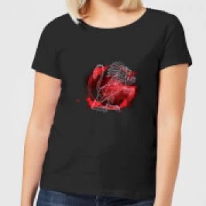 Image of Harry Potter Gryffindor Geometric Womens T-Shirt - Black