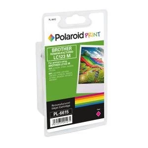 Image of Polaroid Brother LC123M Remanufactured Inkjet Cartridge Magenta