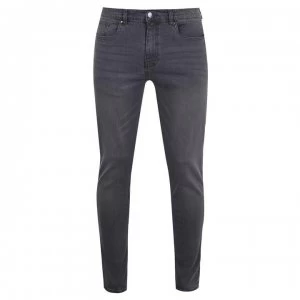 image of Firetrap Skinny Mens Jeans - Charcoal