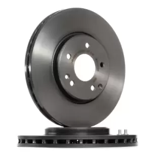 Image of PAIR PAINTED BREMBO BRAKE DISCS 09.8304.21