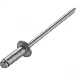 Image of Toolcraft 194726 Steel Head Aluminium Blind Rivets DIN 7337 3 x 12...