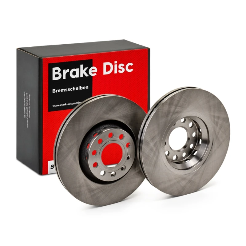 Image of STARK SKBD-0020196 Brake disc Front Axle, Vented, Cast Iron, Uncoated, Untreated, without bolts/screws Cast Iron Brake Disc (82)