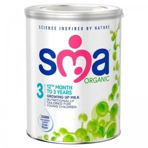 Image of SMA Organic 3 12 Months to 3 Years - Growing Up Milk - 800g