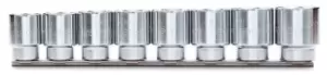Image of Beta Tools 920A/SB8 13pc 1/2" Square Drive Hexagon Socket Rail Set 23-32mm