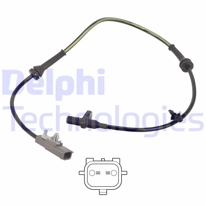 Image of DELPHI ABS sensor DELPHI SS21256-12B1