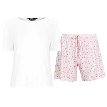 Image of Miso Ditsy Pyjama Set Ladies - Pink