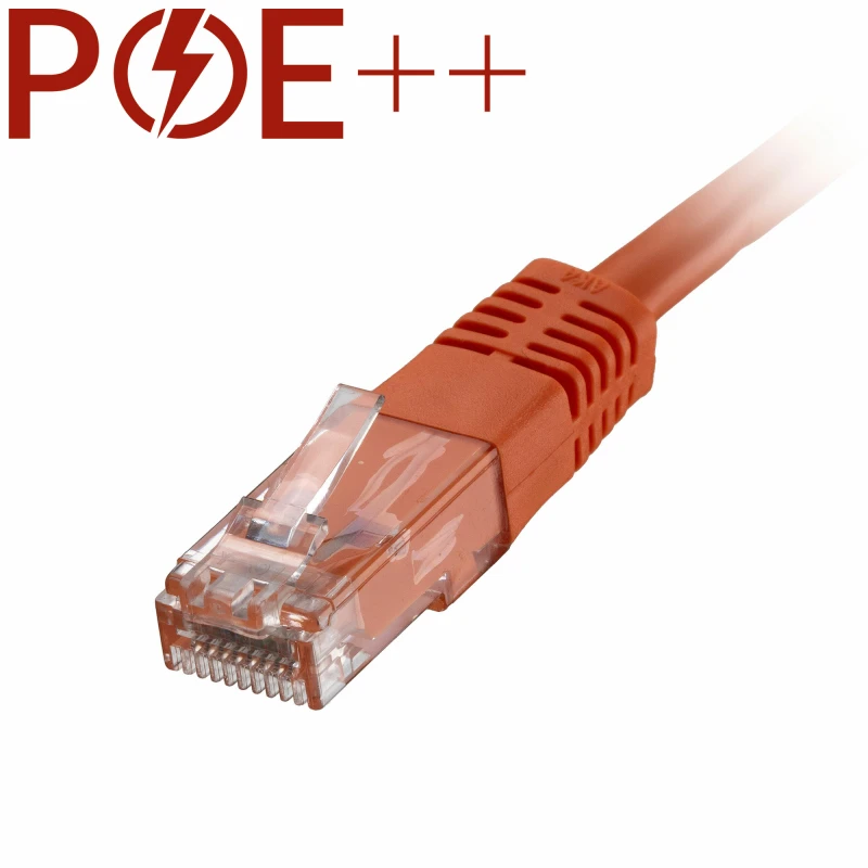 Image of Cablenet 0.3m Cat6 RJ45 Orange U/UTP PVC 24AWG Flush Moulded Booted Pa