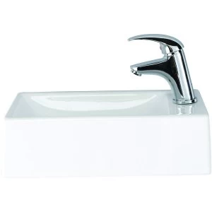 Image of Wickes Sorrento Cloakroom Right Hand Basin - 400mm