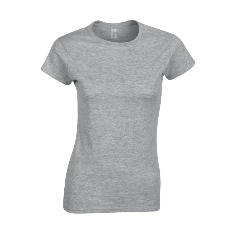 Image of Gildan Soft Touch T-Shirt Grey female