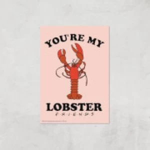 Image of Friends Lobster Giclee Art Print - A4 - Print Only