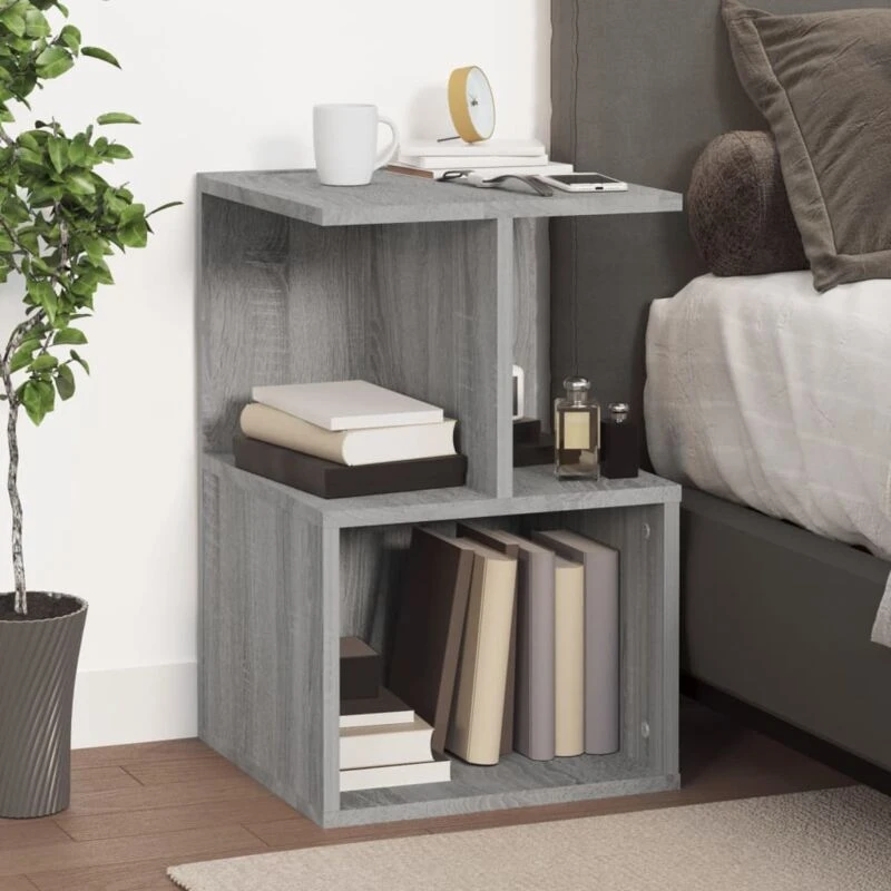 Image of VIDAXL Bedside Cabinet Grey Sonoma 35x35x55cm Engineered Wood Vidaxl 8720286932476