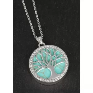 Image of Equilibrium SP Turquoise Tree of Life Necklace