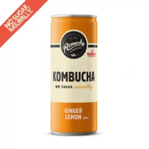 Image of Remedy Kombucha Kombucha Ginger Lemon 250ml