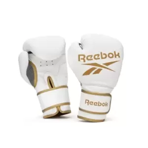 Image of Reebok Boxing Gloves - Gold/White - 12oz