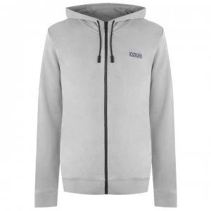 Image of Hugo Boss Daple Zip Through Hoodie Grey Size L Men