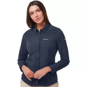 Image of Craghoppers Womens NosiLife Bardo Wicking Long Sleeve Shirt 10 - Bust 34' (86cm)