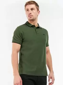 Barbour International Kick Small Logo Polo Shirt - Green Size M Men