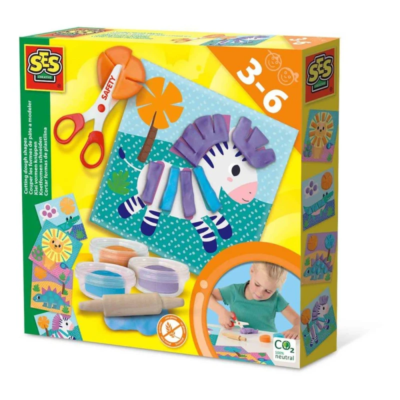 Image of SES Creative Cutting Dough Shapes, 3 to 6 Years (14640) Multi