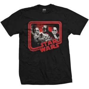 Image of Star Wars - Episode VIII Phasma Retro Unisex Large T-Shirt - Black