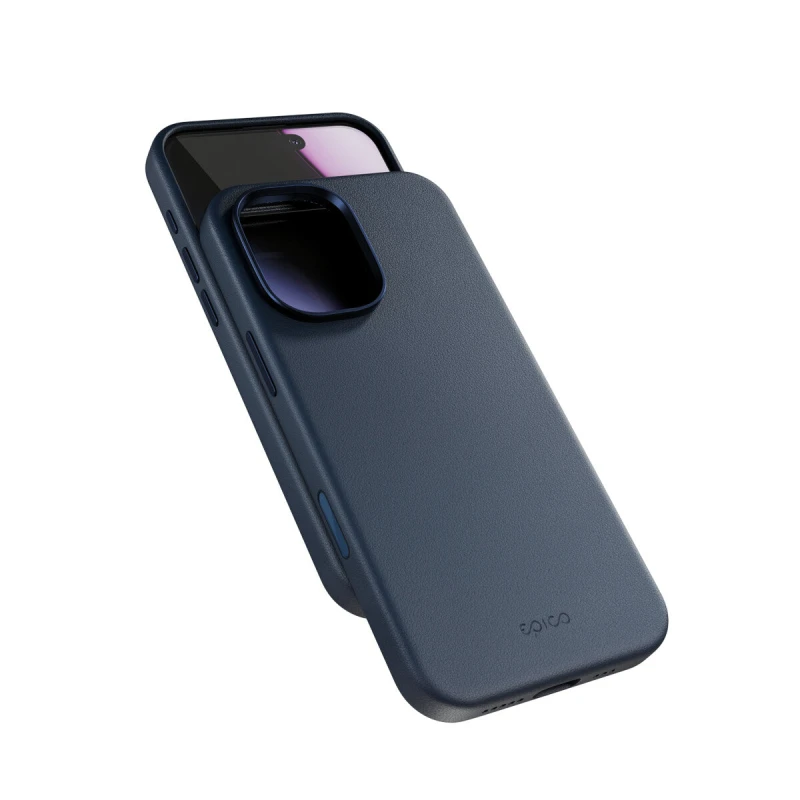 Image of Epico Epico Mag+ Leather Case iPhone 17 - blue 93910131600001