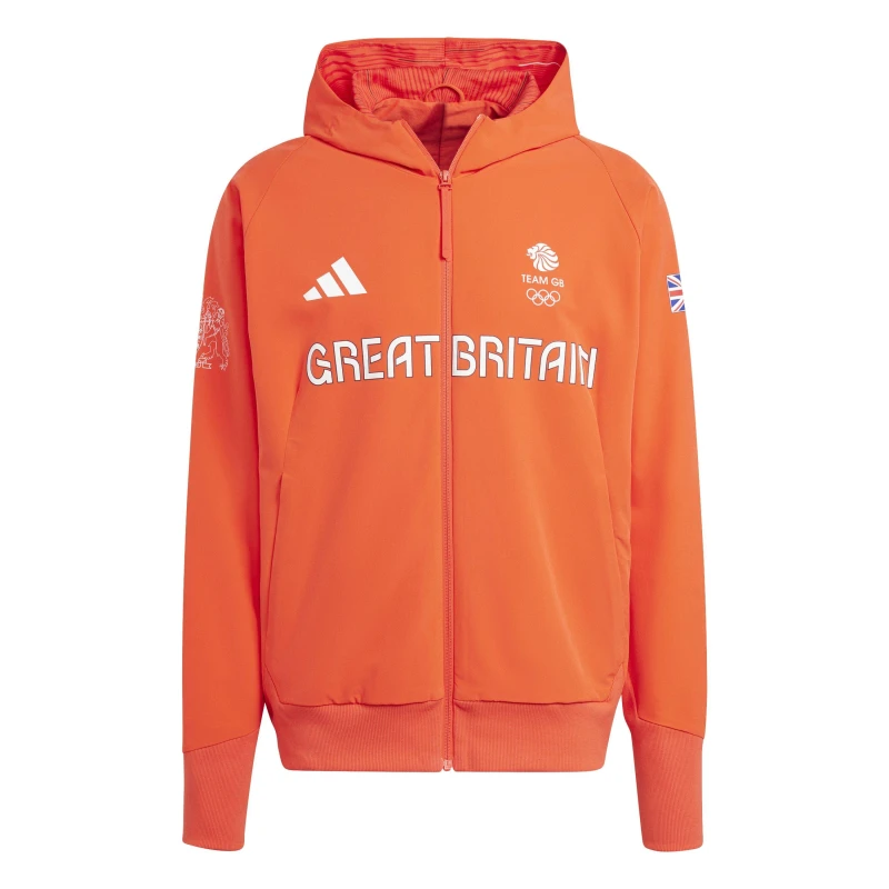 Image of adidas Z.N.E. Pro Full Zip Performance Tracksuit Top Red male S