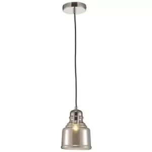 image of Suspension Ariel Chrome polished 1 bulb 26cm