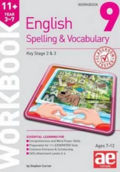 Image of 11+ Spelling and Vocabulary Workbook 9 by Stephen C Curran Paperback