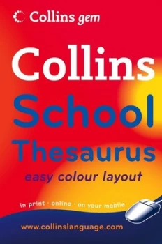Image of Collins School Thesaurus Paperback