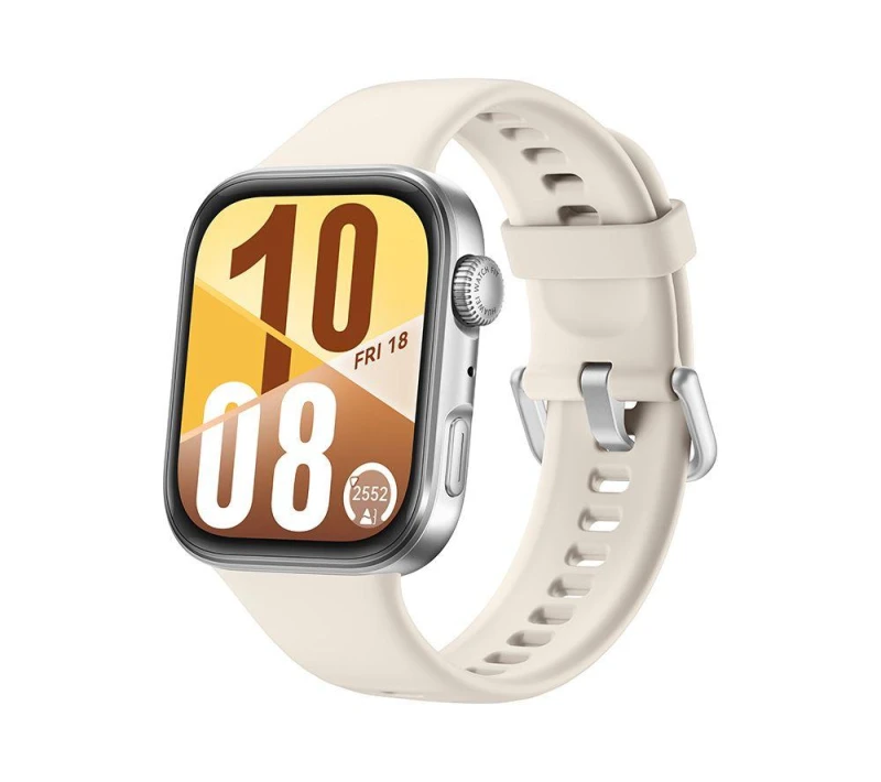 Image of Huawei WATCH FIT 4 4.62cm (1.82") AMOLED 38mm Digital 480 x 408 pixels Touch Screen Silver GPS (satellite) 55020EYL