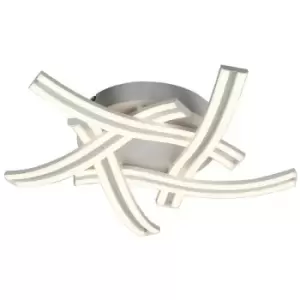 Image of 5 Light Semi Flush Ceiling, 5 x 12W LED, 4000K, 3792lm, White - Luminosa Lighting