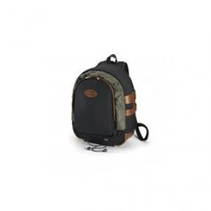 image of Billingham 25 Rucksack Black Canvas/Tan