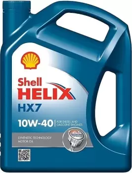 image of SHELL Engine oil Helix HX7 10W-40 Capacity: 4l 550052461