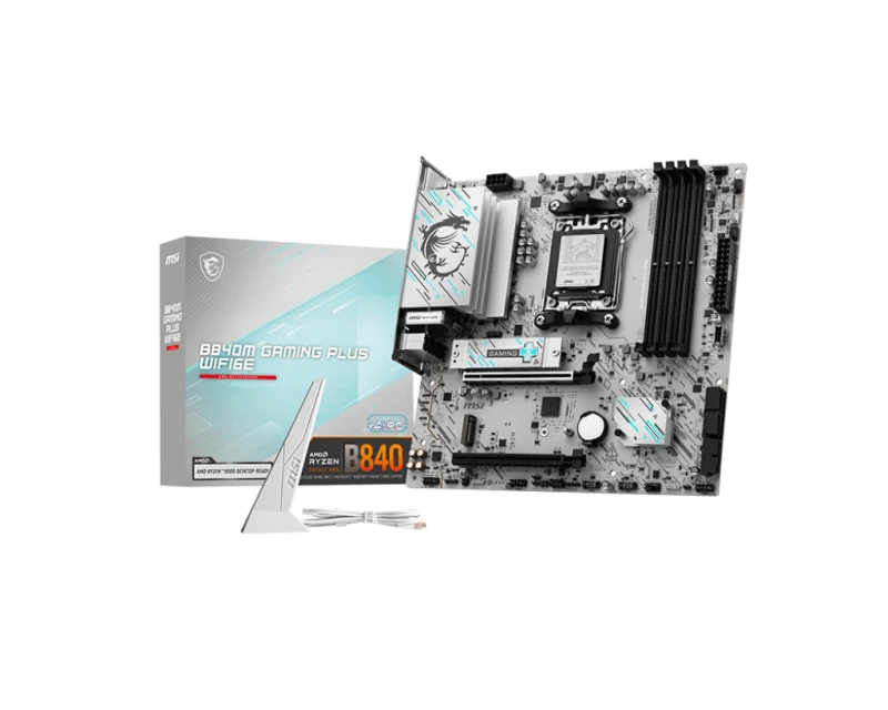 Image of MSI B840M GAMING PLUS WIFI6E AM5 DDR5 MATX Motherboard