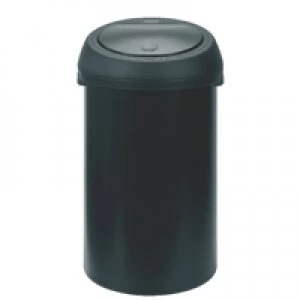 Image of Slingsby Touch Top Waste Bin 50 Litre Black 374038