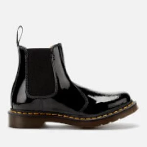 Image of Dr. Martens Womens 2976 Patent Lamper Chelsea Boots - Black - UK 3