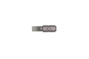 Image of Teng Tools FL2510A03 3pk 5.5mm Flat Bit - 25mm Long for Slotted Heads 1/4" Hex