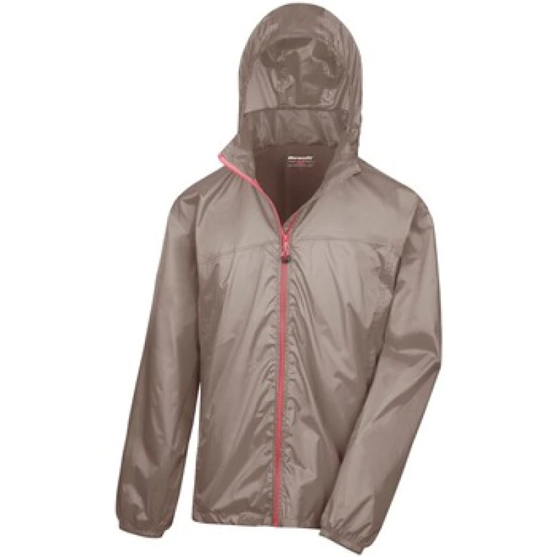 Image of Result Result Men Stowable HDI Quest Jacket in Pink Size: X-Small Pink XS Male 5063527501752